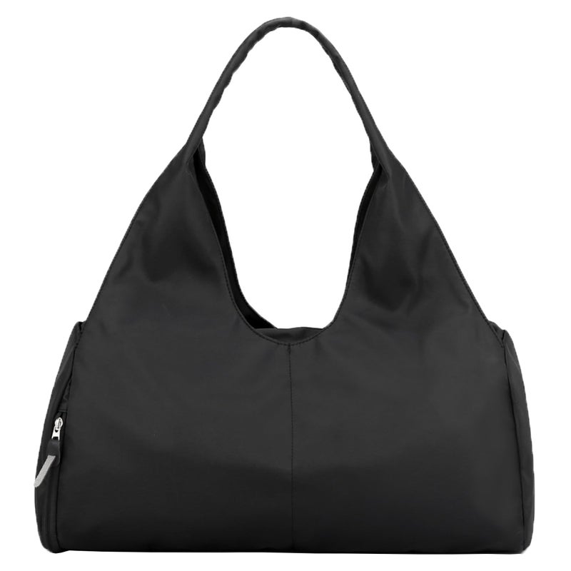 Forestfish Yoga Gym Bag For Women With Shoes Compartment & Wet Dry Storage Pockets Lightweight Duffel Bag, Black - Image 1